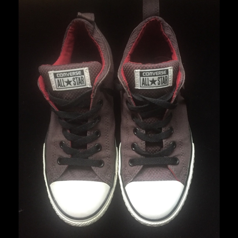 🖤Converse dark gray 6 men’s/woman’s 8